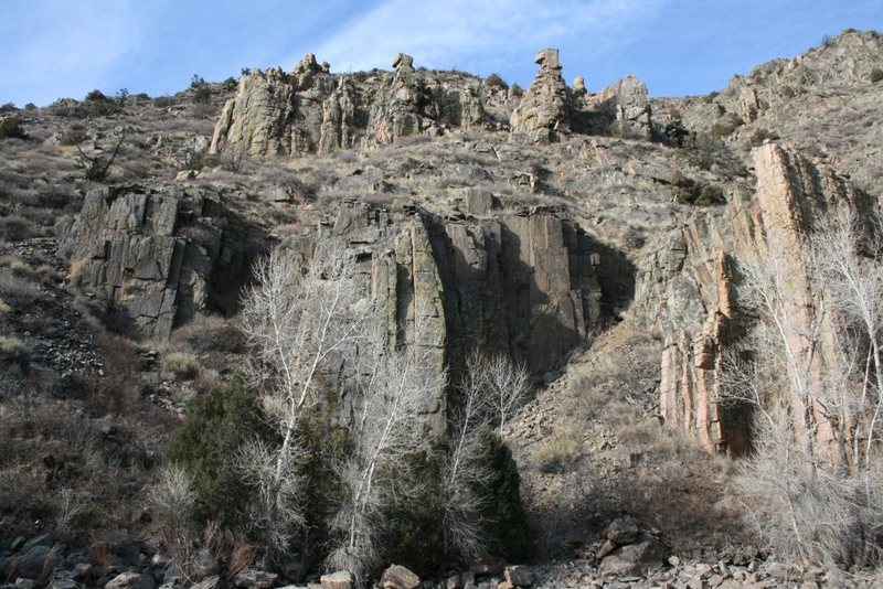 View from the river.