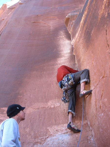 scott headed up the bouldery start of SUPACRACK!