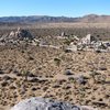 Ryan Campground, as seen from the top of Headstone Rock.