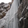 Ben leading the ice pitch (pitch 3).