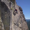 Acker Rock "Peregrine Traverse 5.8"