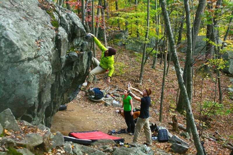 Al on the top out of Cave Roof/Overhang