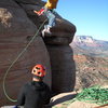 Tower jumping!! The Mace, Sedona.