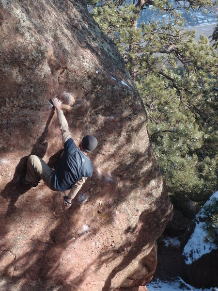 One of my favorite boulder problems.