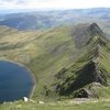 View down Striding Edge to Red Tarn ,Helvellyn. photo Bowker