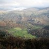 View of Castle Rock across the Thirlmere Valley.photo Bowker