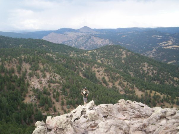 nice easy climb at the top of flagstaff. can look out to sunshine canyon.