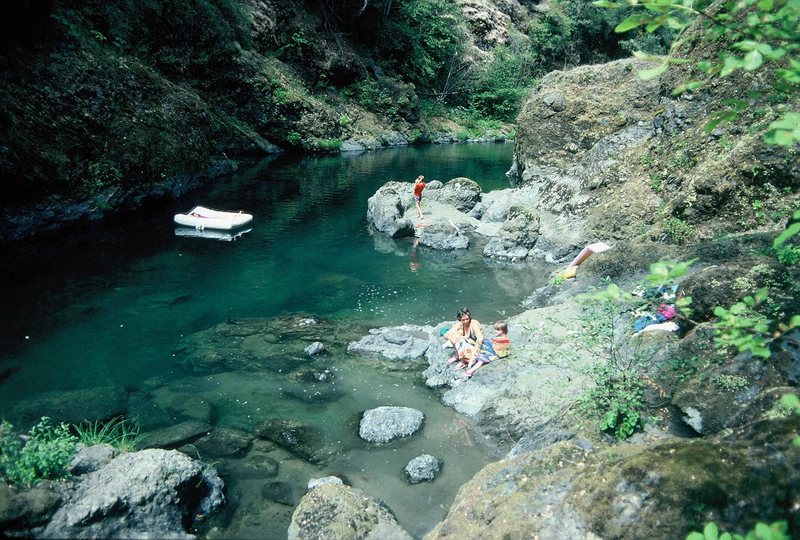 Elk River, inland a bit from Port Orford.