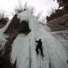 Climbing at Firehouse Falls in Vail CO.  With Mike C. 12-19-2011