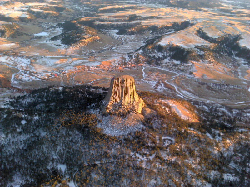 Climbing in Devils Tower, Devils Tower