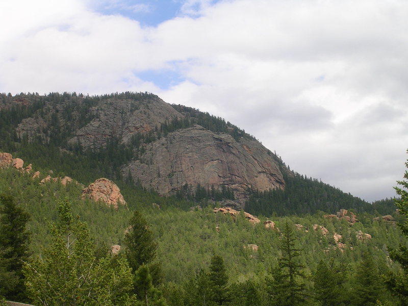 Point 10,243'.<br>
<br>
Note the samples of fine grained granite along the hike, where the Lost Creek Trail passes below Point 10,243. 