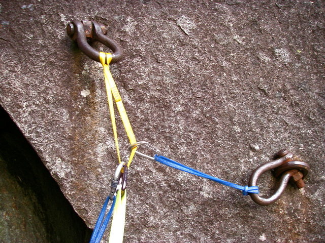 GNS belay bolts at Index<br>
