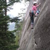First pitch of Hairpin (Squamish)