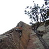 Jordon Griffler on Pony Express 5.11 c -   Eldorado Springs,CO . Dec 30th 2011