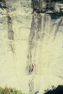 Steve Ludwig starting to clean, picking up where Lauri had left off.