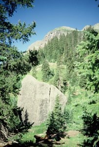 Great bouldering up Lime Creek . . . I think.