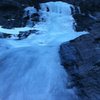 The first ice pitch (ice crux) on Coire Dubh Integrale