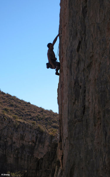 Lance Hadfield gets a shake on<br>
Clean Slate (5.12-)