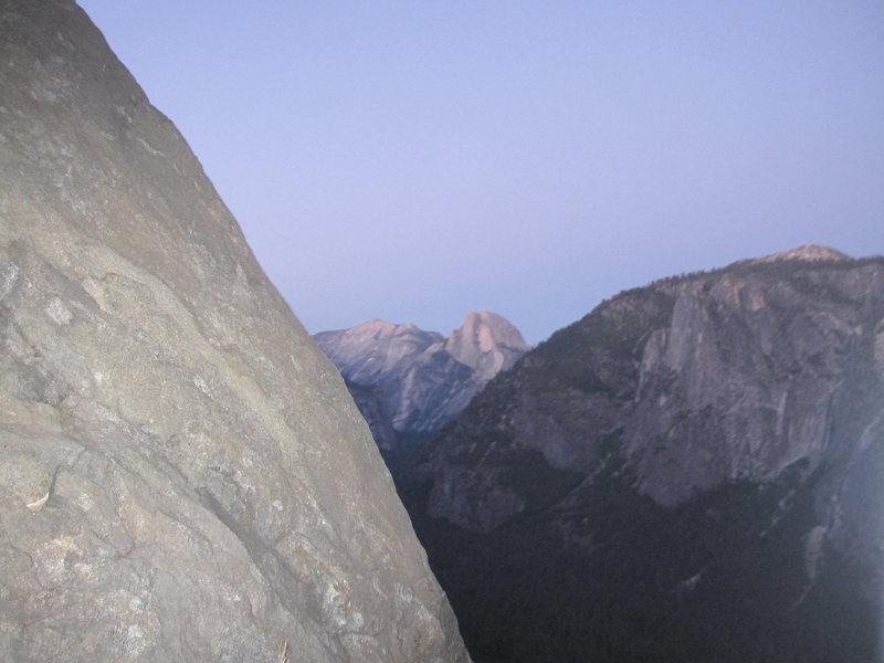 half dome overlook on el cap