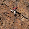 Alex not getting baked at the crux of<br>
Sunbaked (5.10-)