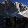 Packing up at camp at upper boyscout lake