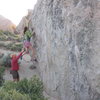 Buttermilk bouldering on a chilly morning...