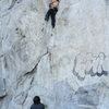 Me at the Quarry - climbing spunky monkey