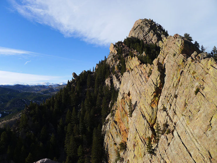 Looking toward Shirttail Peak.