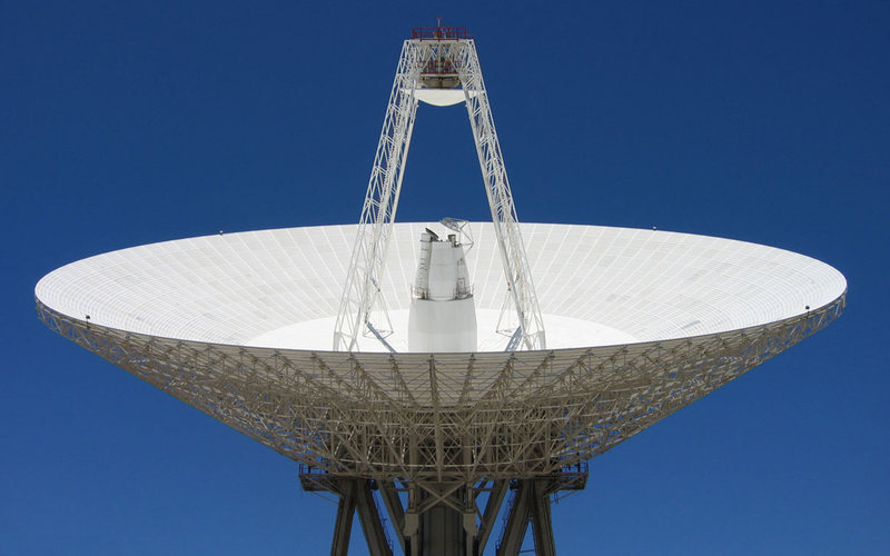 70m deep space antenna at Robledo de Chavela (about 60km west of Madrid) and part of the NASA Deep Space Network.