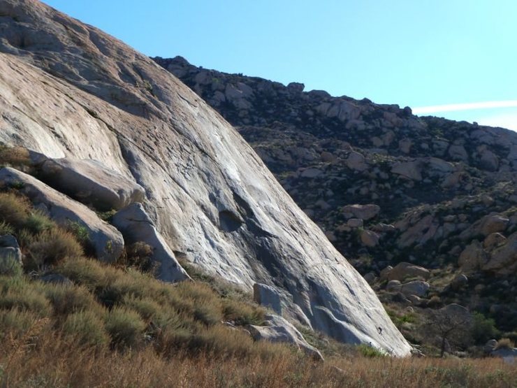 The Main Slab at Big Rock, Lake Perris SRA