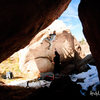 Creekside high-ball warm-up problem with Ben climbing. Crux is going over the top. Lots of fun. <br>
<br>
November 12th, 2011.