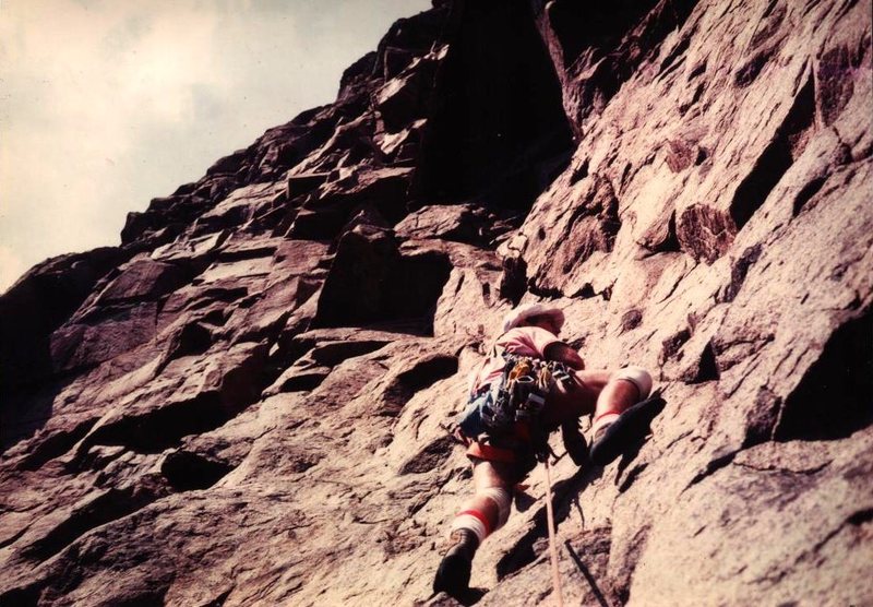 Wizard of Odd, P2, 2nd ascent, 1980.