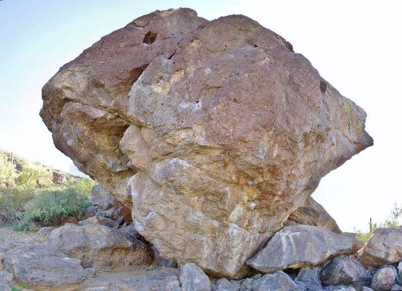 Son of Broken Rubber Boulder, north side.