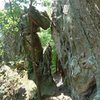 Trundlasaurus Wall<br>
<br>
NoExperienceNecessary(5.6)trad<br>
Idiot Savant (5.10+) sport<br>
<br>
Crowders Mountain State Park, North Carolina