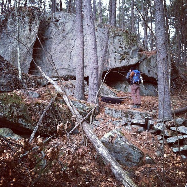 Furthest rock from power lines.