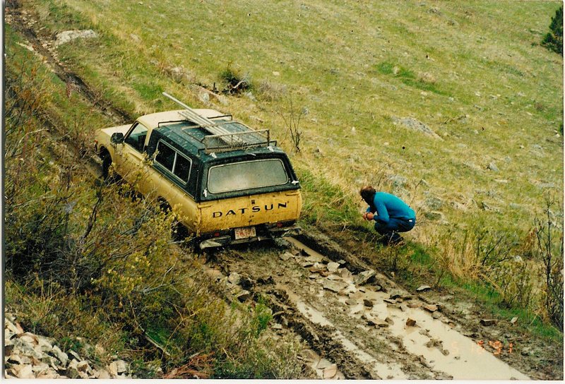 The days of neither a power winch nor a hand winch stuck in Inyan Kara Mud.