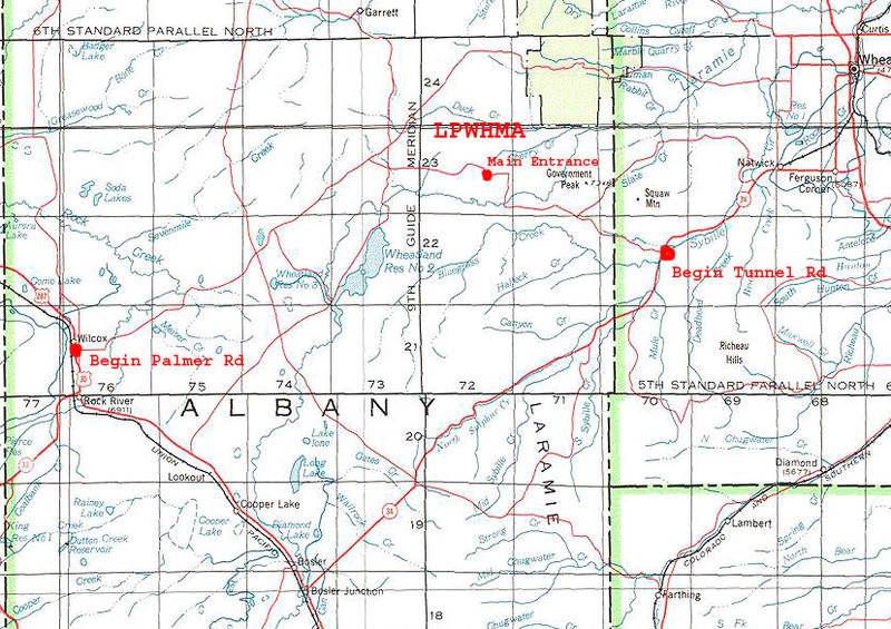 Palmer & Tunnel roads Regional Map