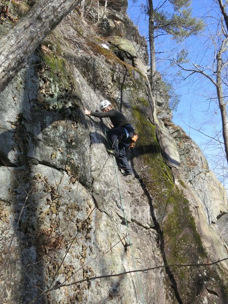 Dave Trumper up high on Bonnie and Clyde...