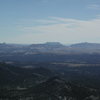 Btitannia Peak,Collins Peak, Reese Mtn & Split Rock.  The latter 3 are in the farther background.  The central foreground is Sellers Mtn.  Picture taken from South Mountain summit.