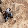 Al Sanderson at the crux of El Chivo.