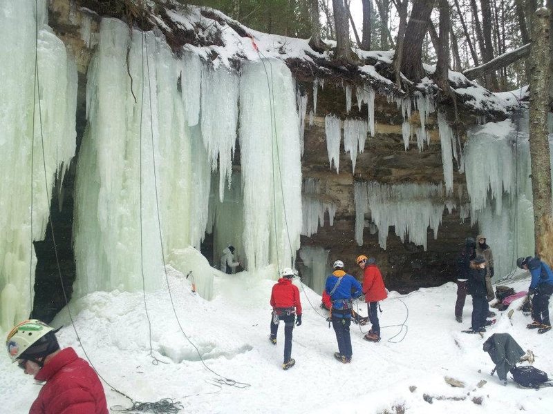 Right side of the caves