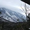 Looking at Mt. Webster from the ice flows on Mt. Avalon.