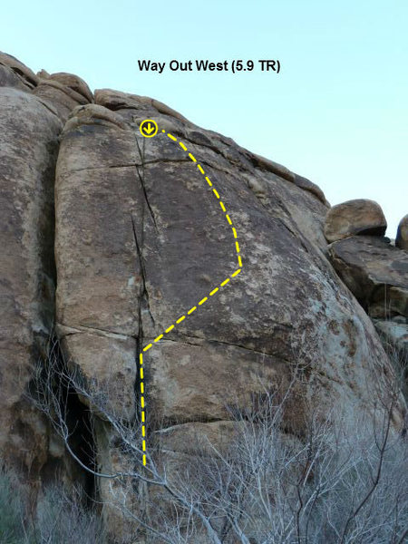 Way Out West (5.9 TR), Joshua Tree NP