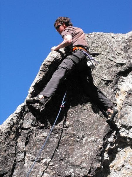 Shark Fin, 5.11a sport climb