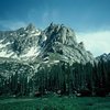 The peak north of Knife Point has good rock.