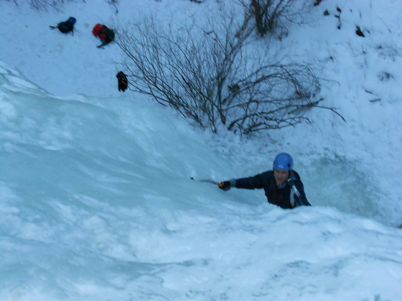 KK on the Upper Falls.