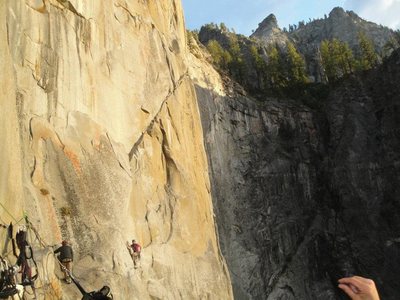 first big wall. first aid lead. scared me silly