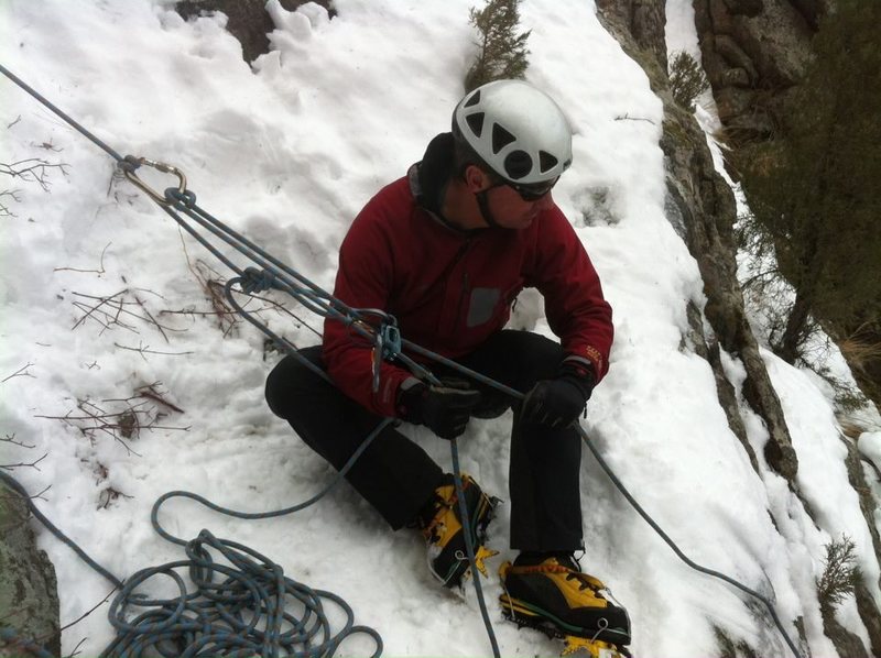 Top of the Secret Waterfall, January 2012.<br>
<br>
Photo by Brad.