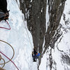 Nate Erickson coming up the 1st pitch of the Replicant. March 2012.