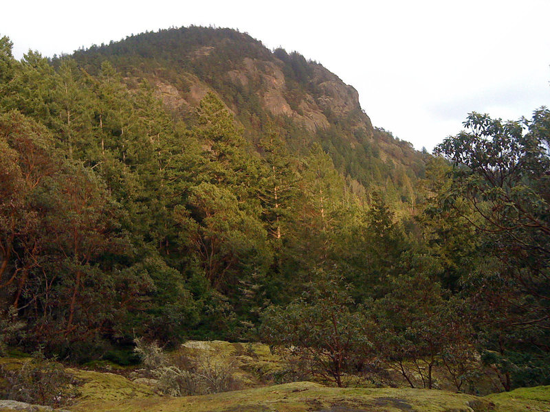 Looking at Mt. Erie from the west south west.